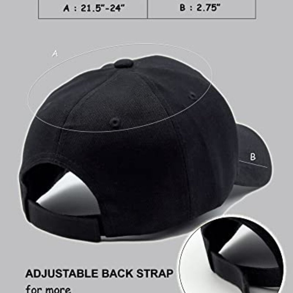Structured Baseball Cap Adjustable Closure Perfor… - image 3